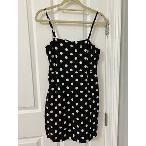 Black and White Polka Dot Dress